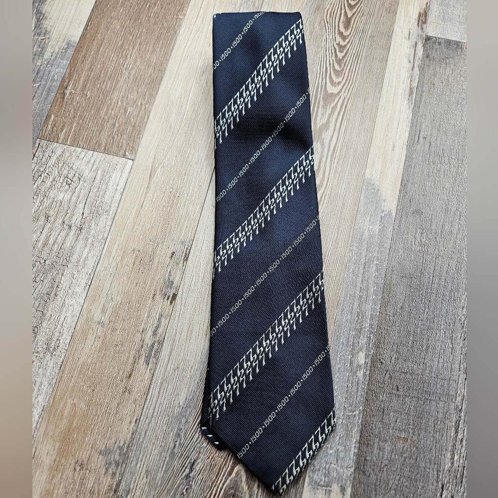 Boeing Neck Tie Vintage Navy Blue 777 1500